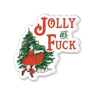 "Jolly as Fuck" Sticker