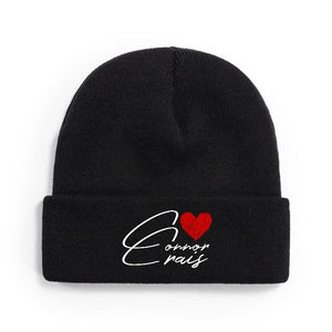 CONNOR CRAIS Cuffed Beanie with Heart Logo