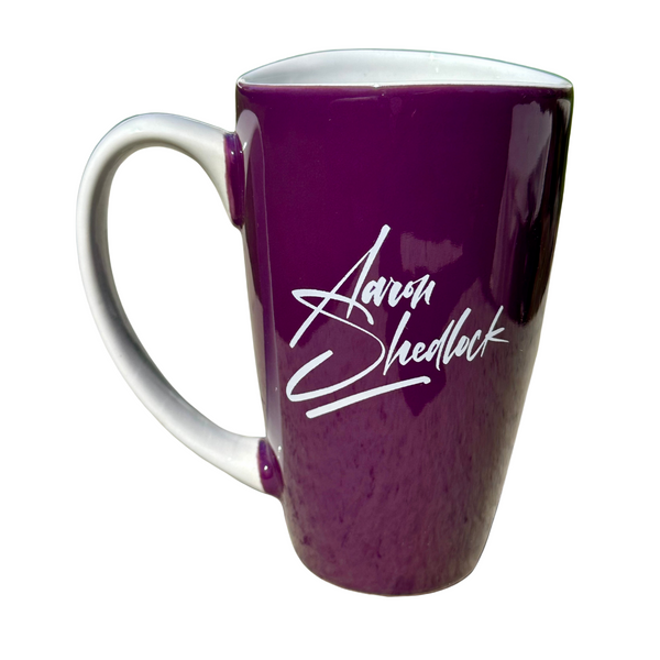 Aaron Shedlock Signature Purple Mug