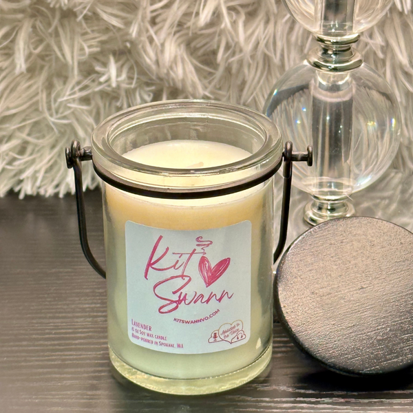 KIT SWANN 6 oz. Custom Candle - LAVENDER