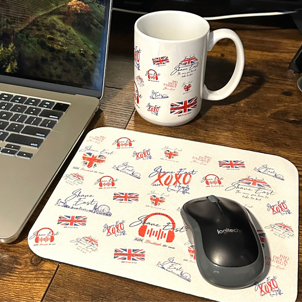 SHANE EAST Mouse Pad with NEW Composite Logo Design