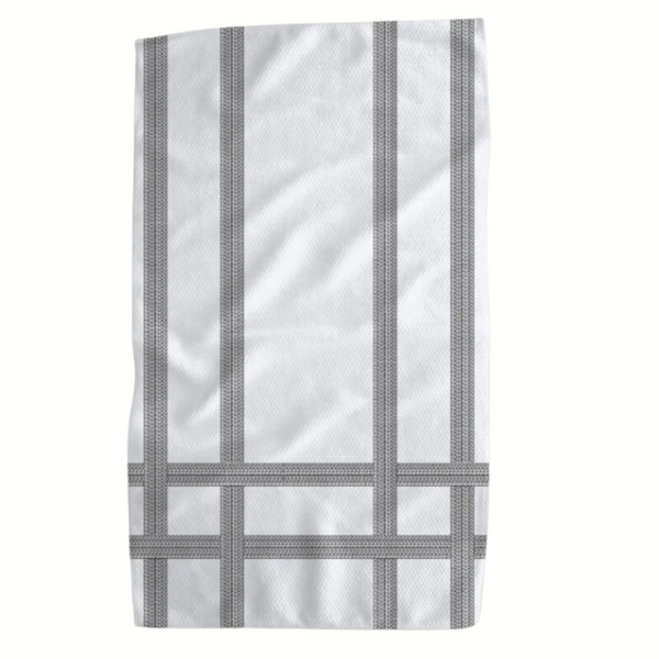 "Love You" Stripe Illusion Tea Towel