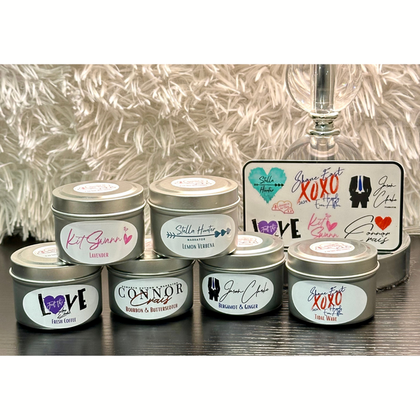 Candle Sampler Six Pack and Logo Sticker