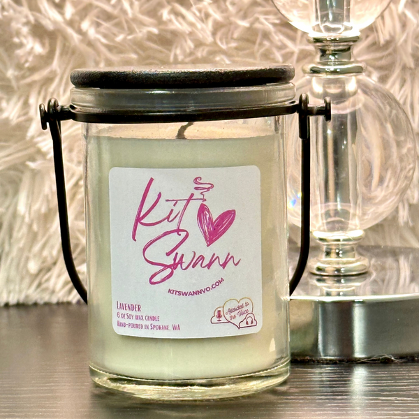 KIT SWANN 6 oz. Custom Candle - LAVENDER