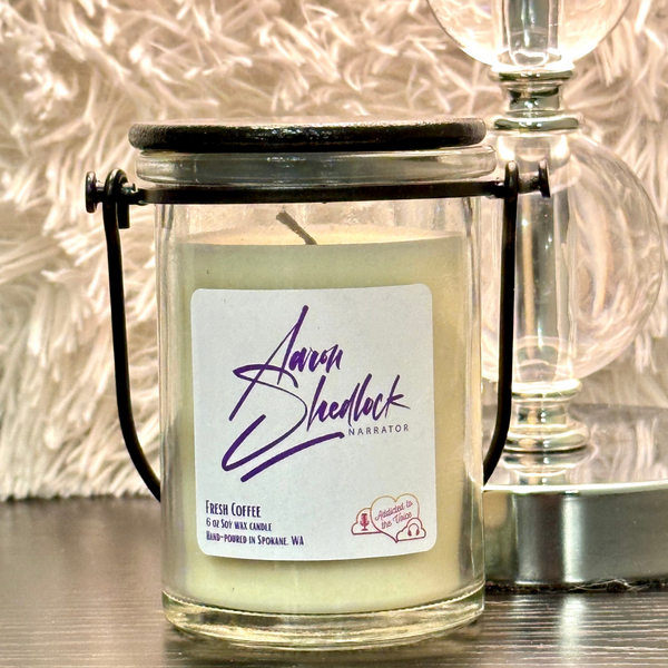 AARON SHEDLOCK 6 oz. Custom Candle - FRESH COFFEE