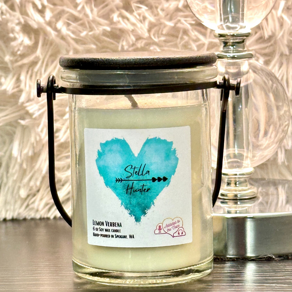 STELLA HUNTER 6 oz. Custom Candle - LEMON VERBENA