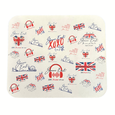 SHANE EAST Mouse Pad with NEW Composite Logo Design