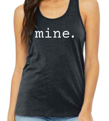 Jason Clarke "mine."/Signature Logo Tank Top