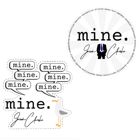 Jason Clarke Sticker Pack #3
