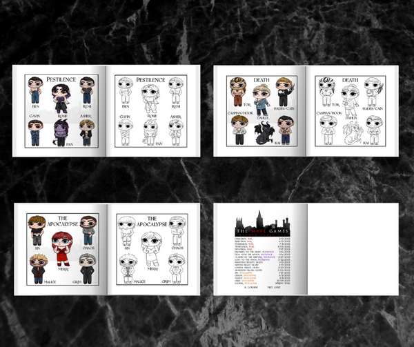 The Mate Games Chibi Character Coloring Book